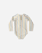 Rylee + Cru Delphine Rashguard One-Piece || Valencia Stripe 2-3Y