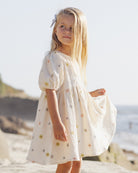Rylee + Cru Marley Dress || Embroidered Daisies 12-18M
