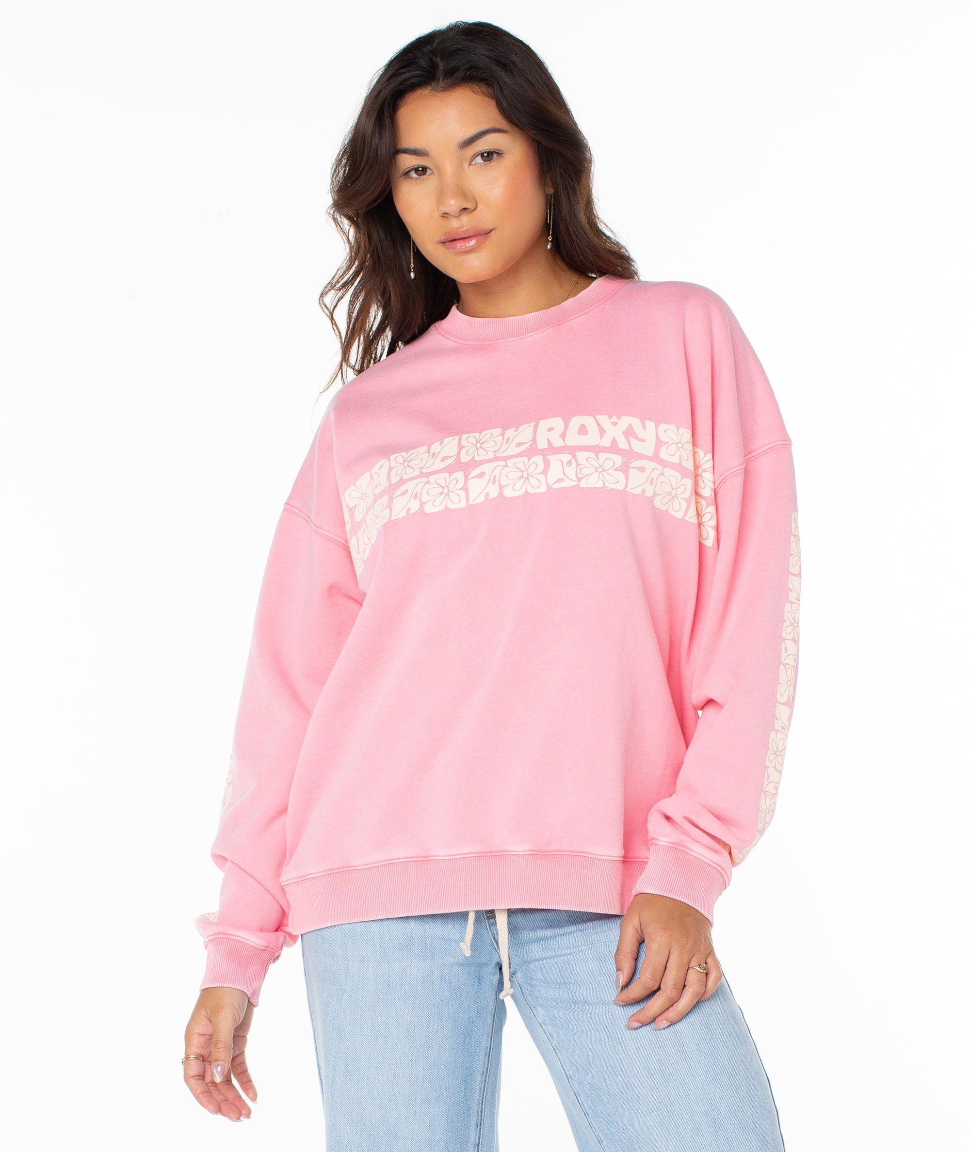 Roxy Lineup Oversized Crewneck PSW M