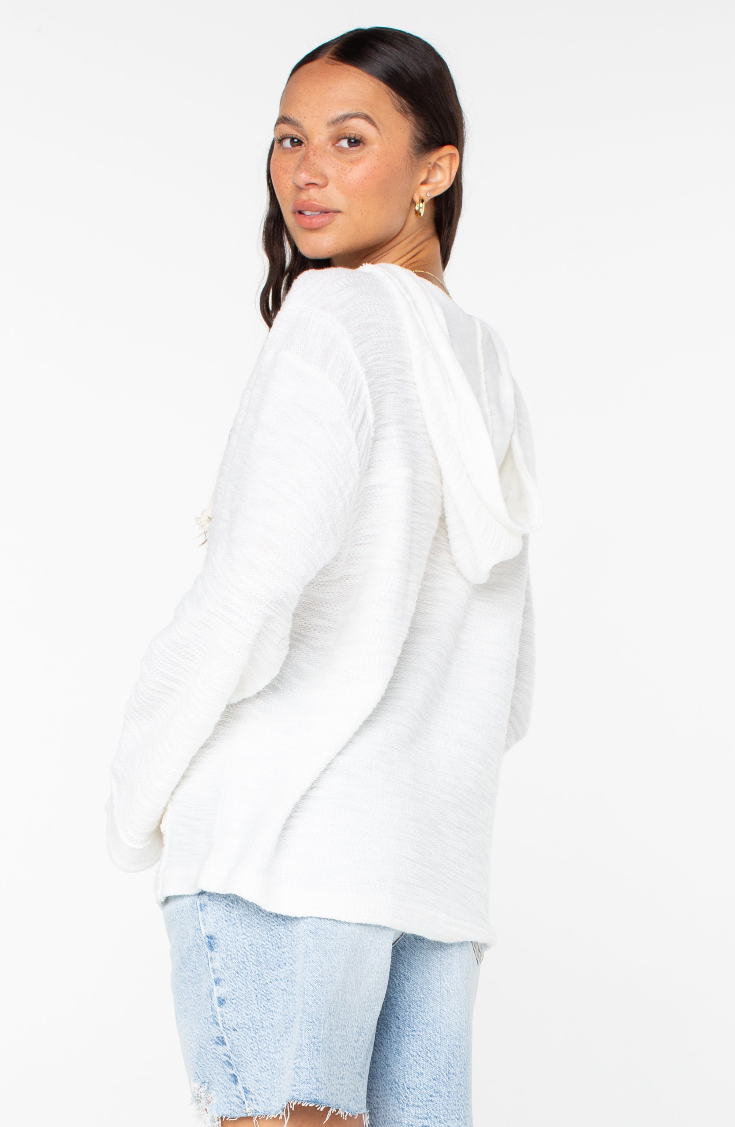 ROXY PEARLING PONCHO 3 WBK0 XS
