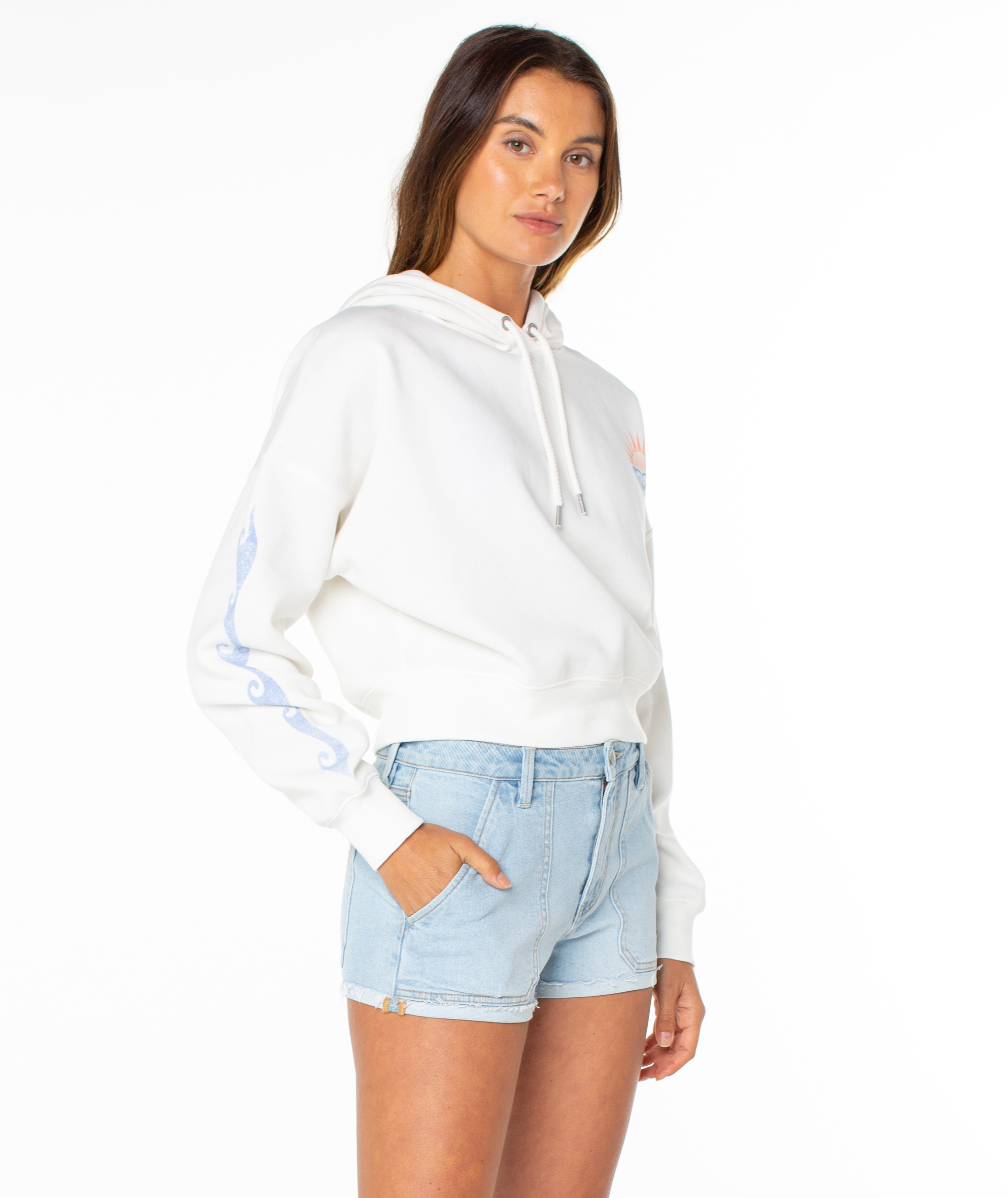 Roxy BREAKWATER HOODIE Fleece WCB XS