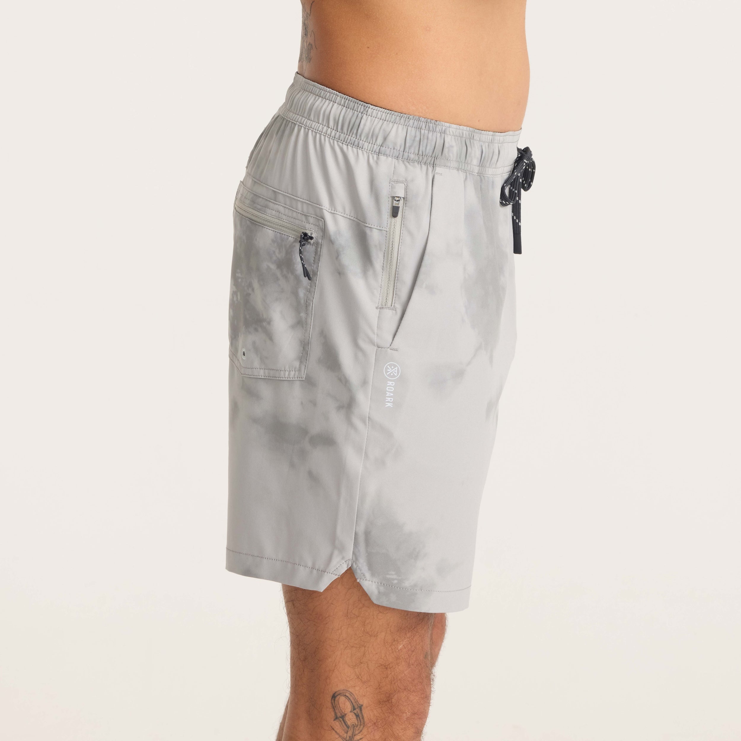 Roark Serrano 7" Active Stretch Shorts GST-GHOST GREY L