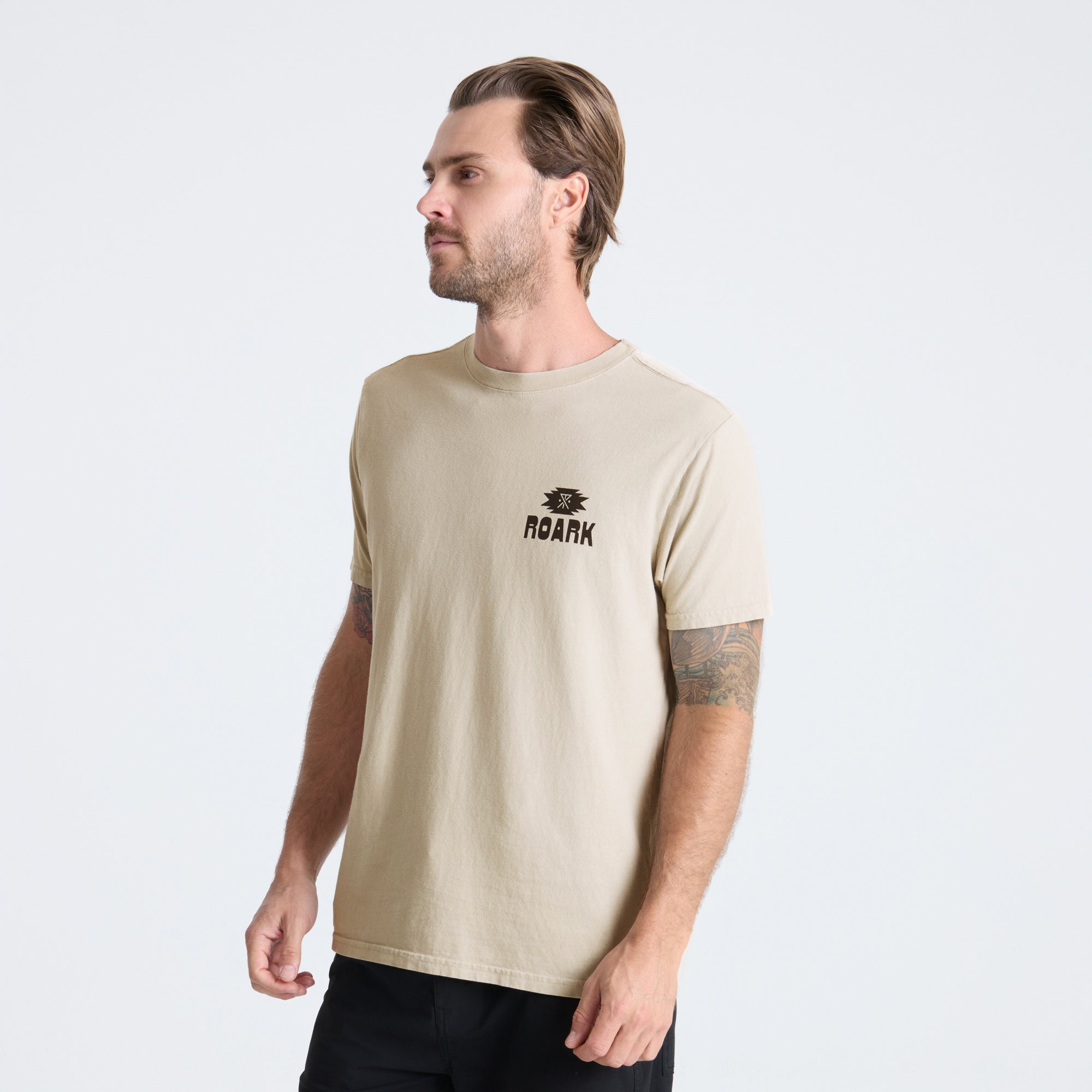 ROARK Tierra del Sur ss tee FSS-FOSSIL M
