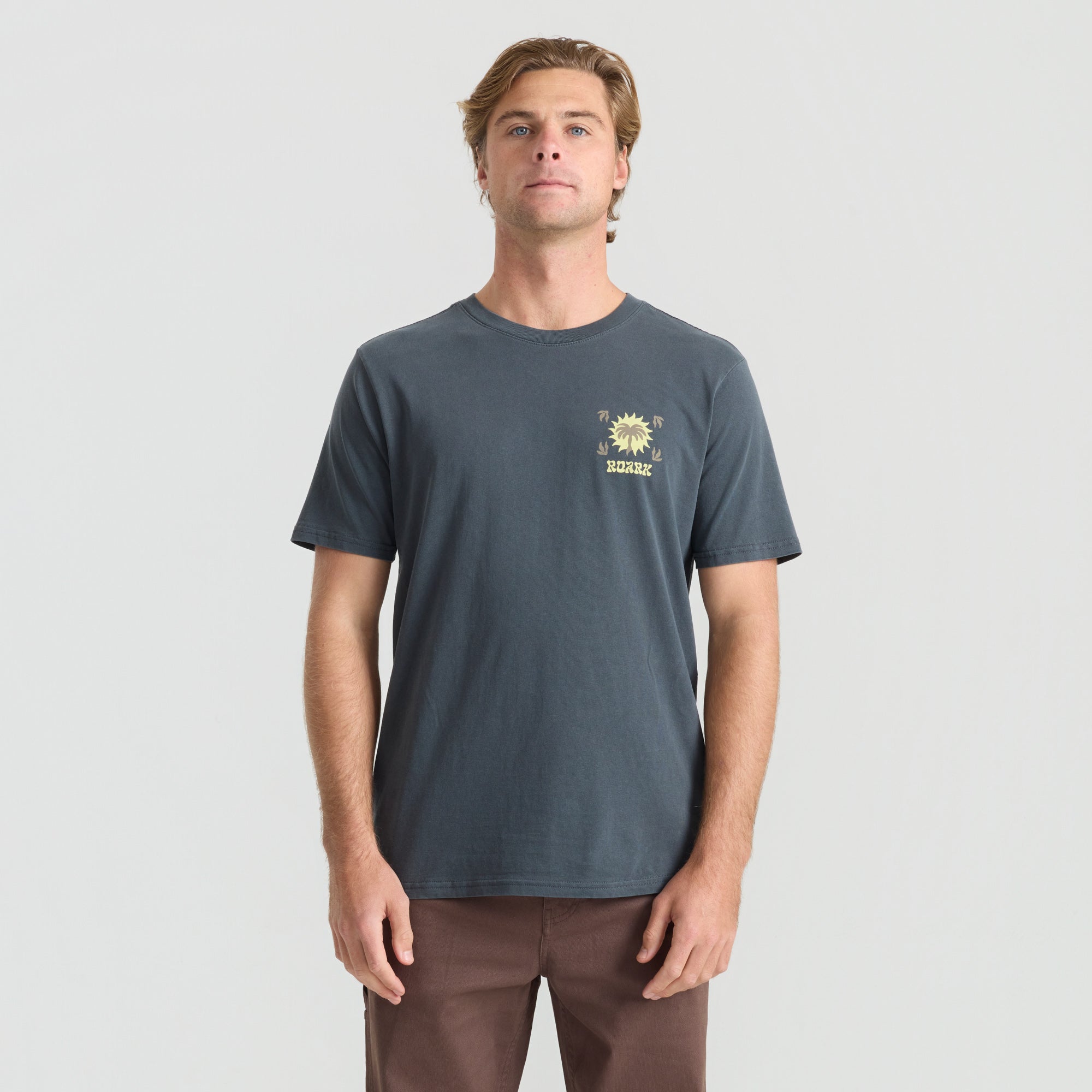 Roark PALM Shirt Charcoal S
