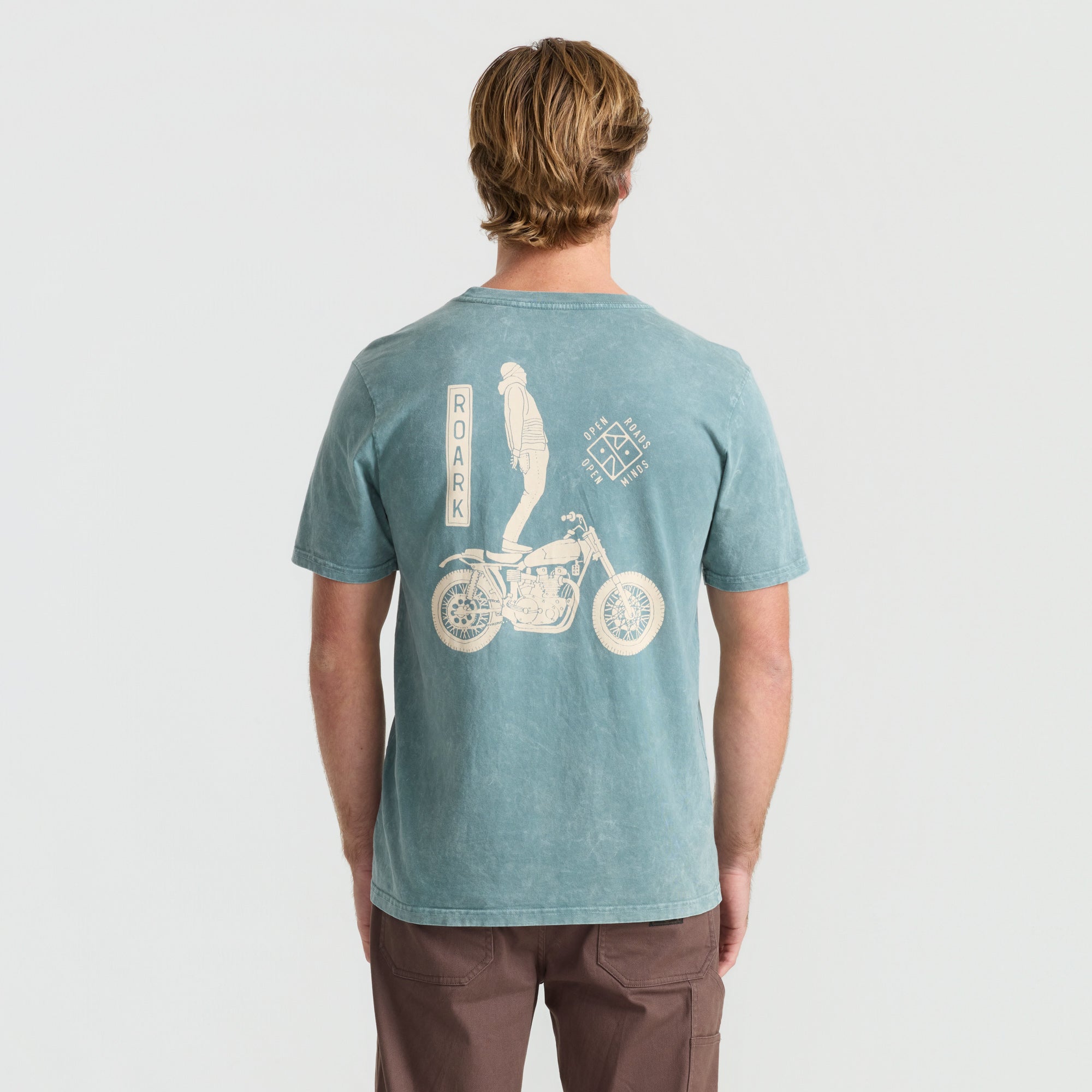 ROARK GHOSTRIDER SS TEE SGN-SLATE GREEN M