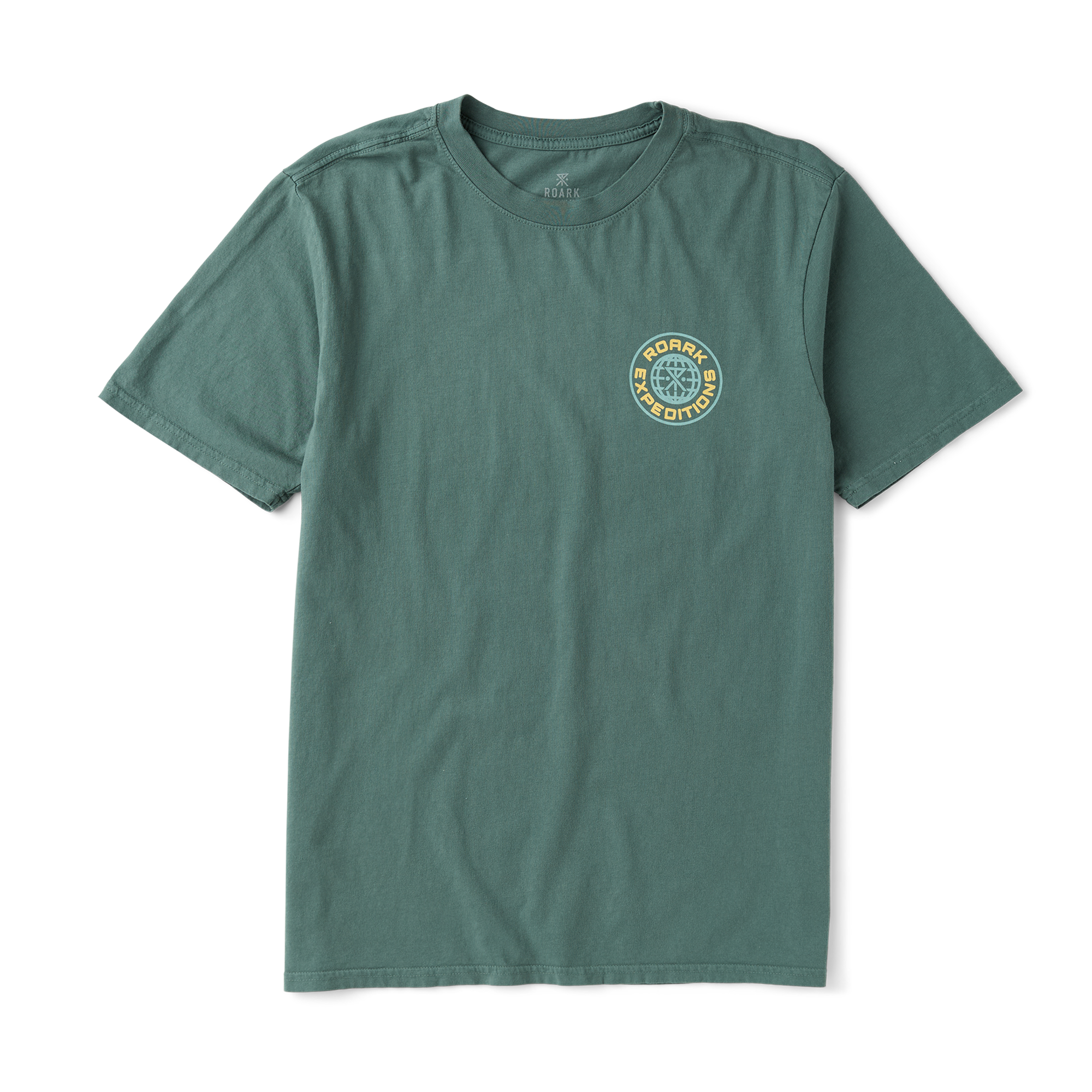 ROARK GOIN GLOBAL SS TEE SGN-SLATE GREEN M