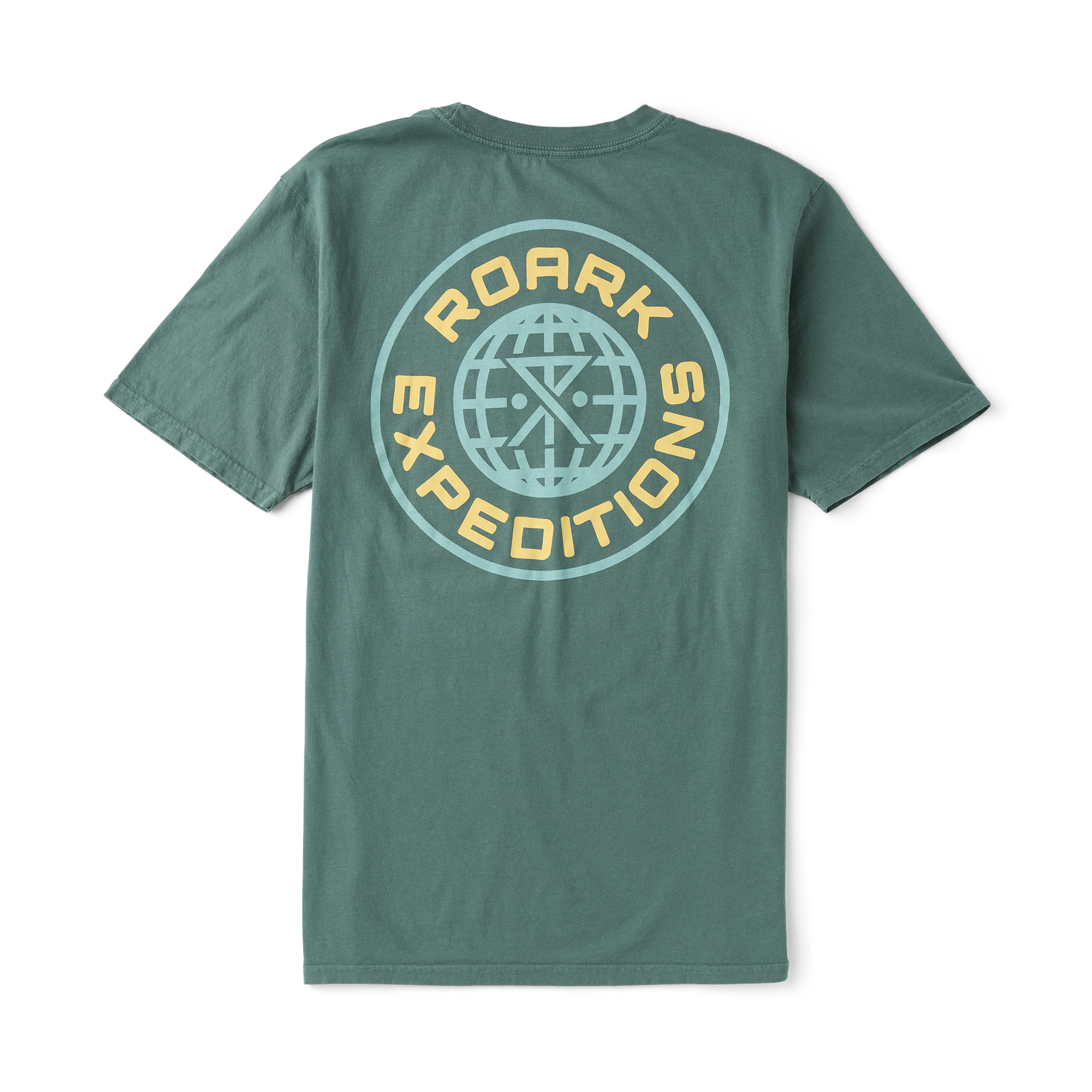 ROARK GOIN GLOBAL SS TEE SGN-SLATE GREEN M