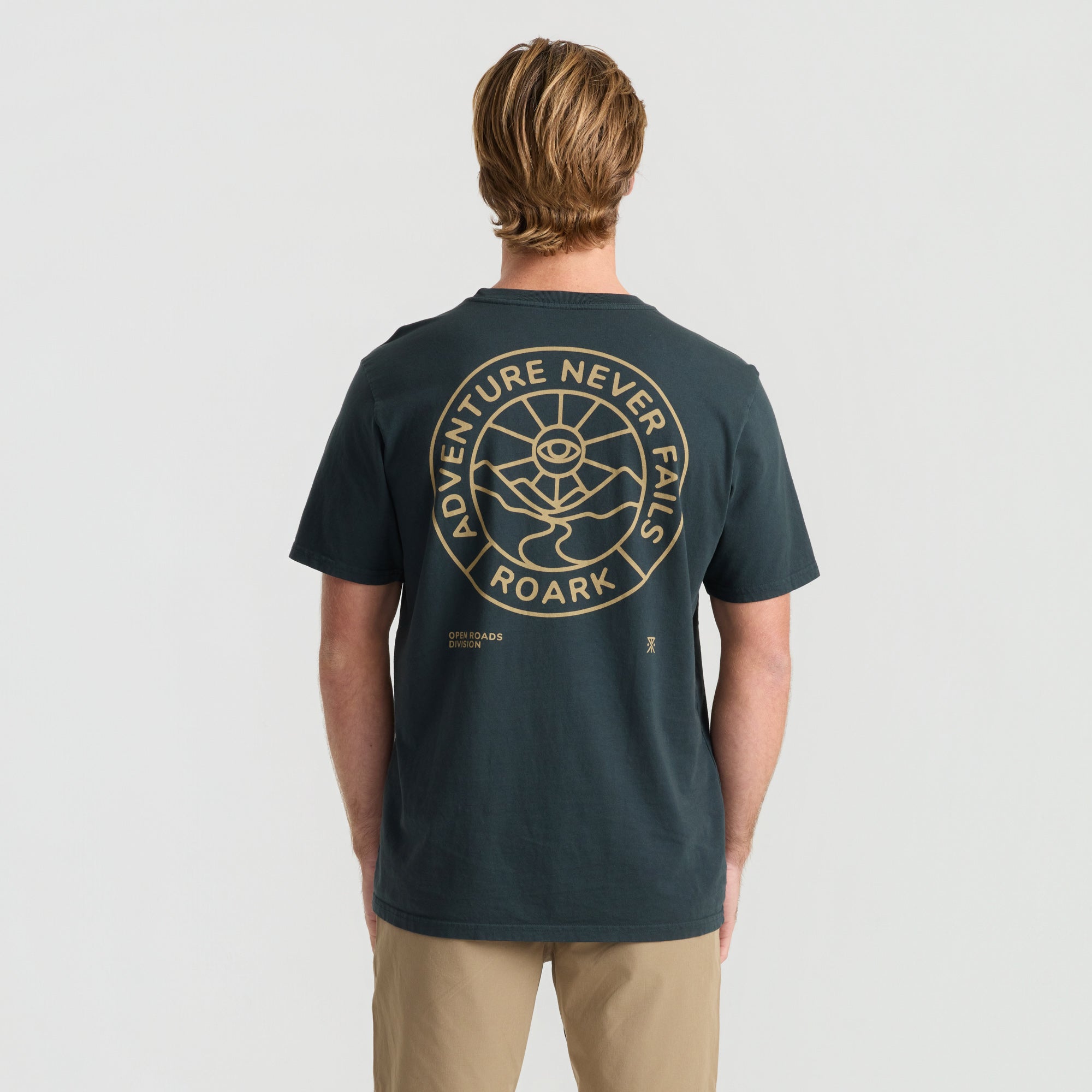 ROARK DIVISION SS TEE WAB-WASHED BLACK S