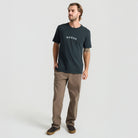 ROARK SS TEE WAB-WASHED BLACK S