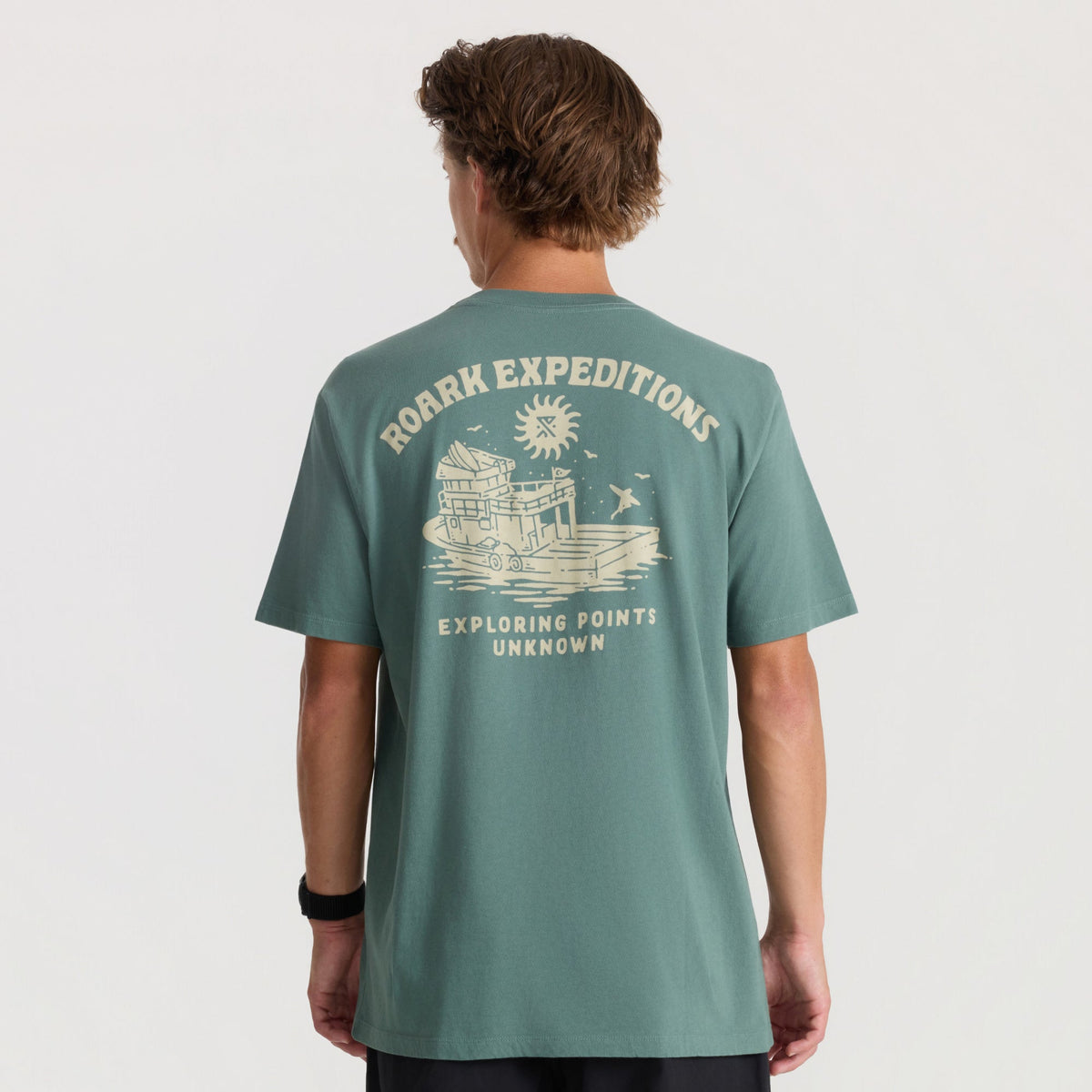 Roark Points Unknown Shirt Slate Green M