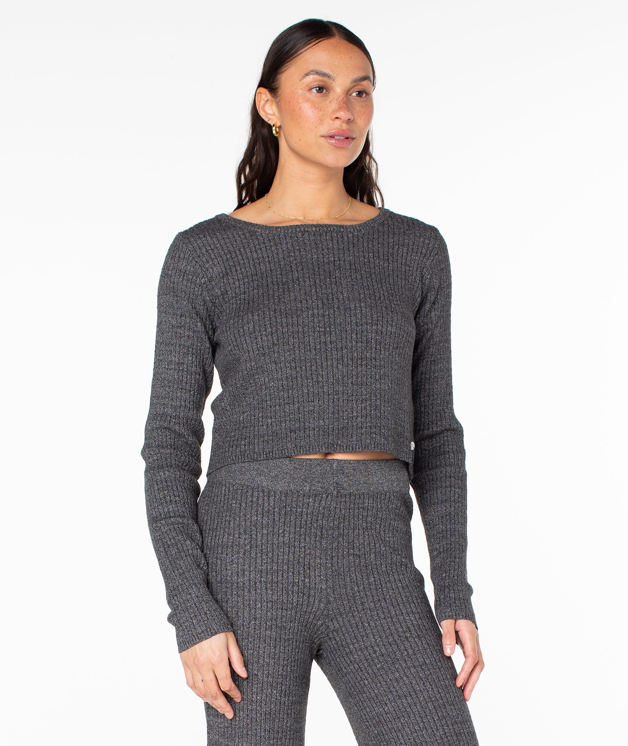 ROXY PIPE DRM LS SWEATER KTA0 L