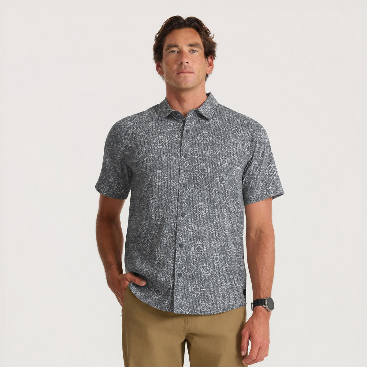 ROARK Bless Up Breathable Stretch Shirt Slate XXL