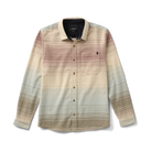 ROARK CROSSROADS FLANNEL FOS-FOSSIL STRIPE S