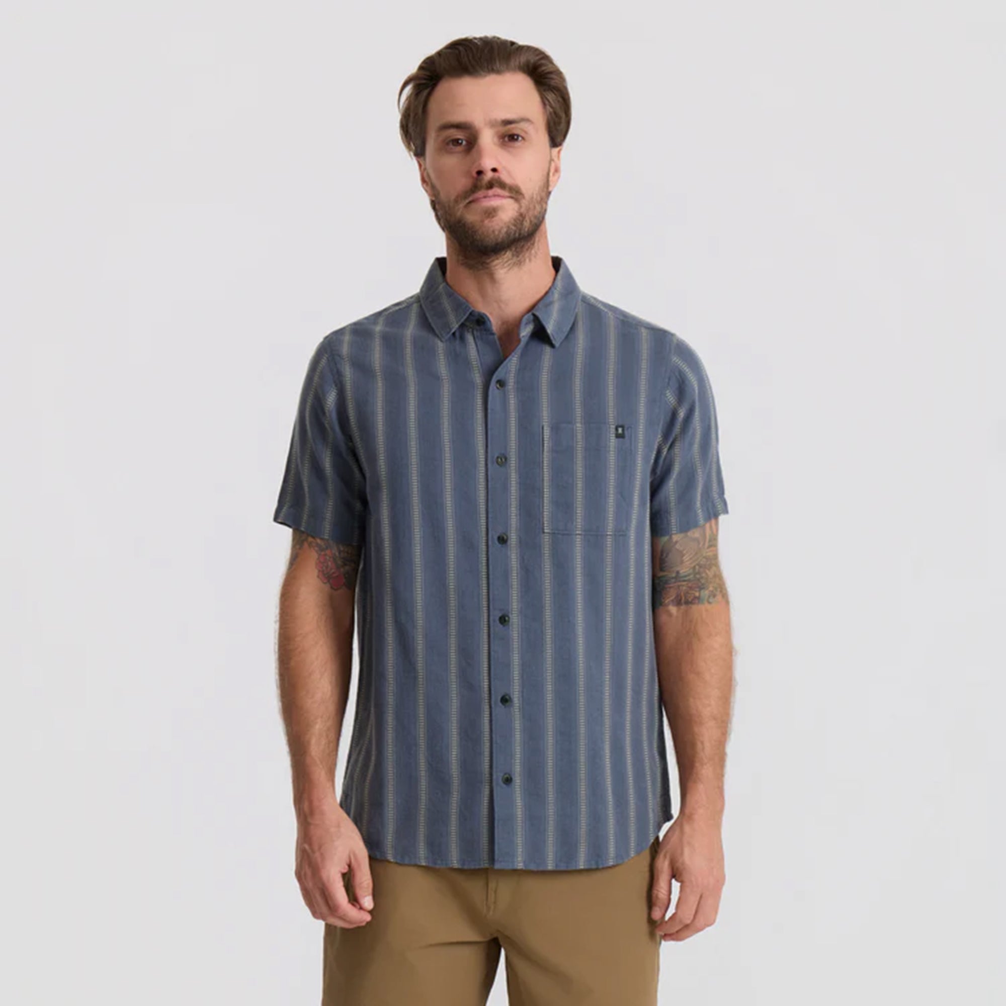 ROARK CROSSWINDS SS WOVEN UBL-UNBLEACHED M