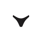 Kulani Kini Gather Deep V Thong Bikini Bottom  Twilight M