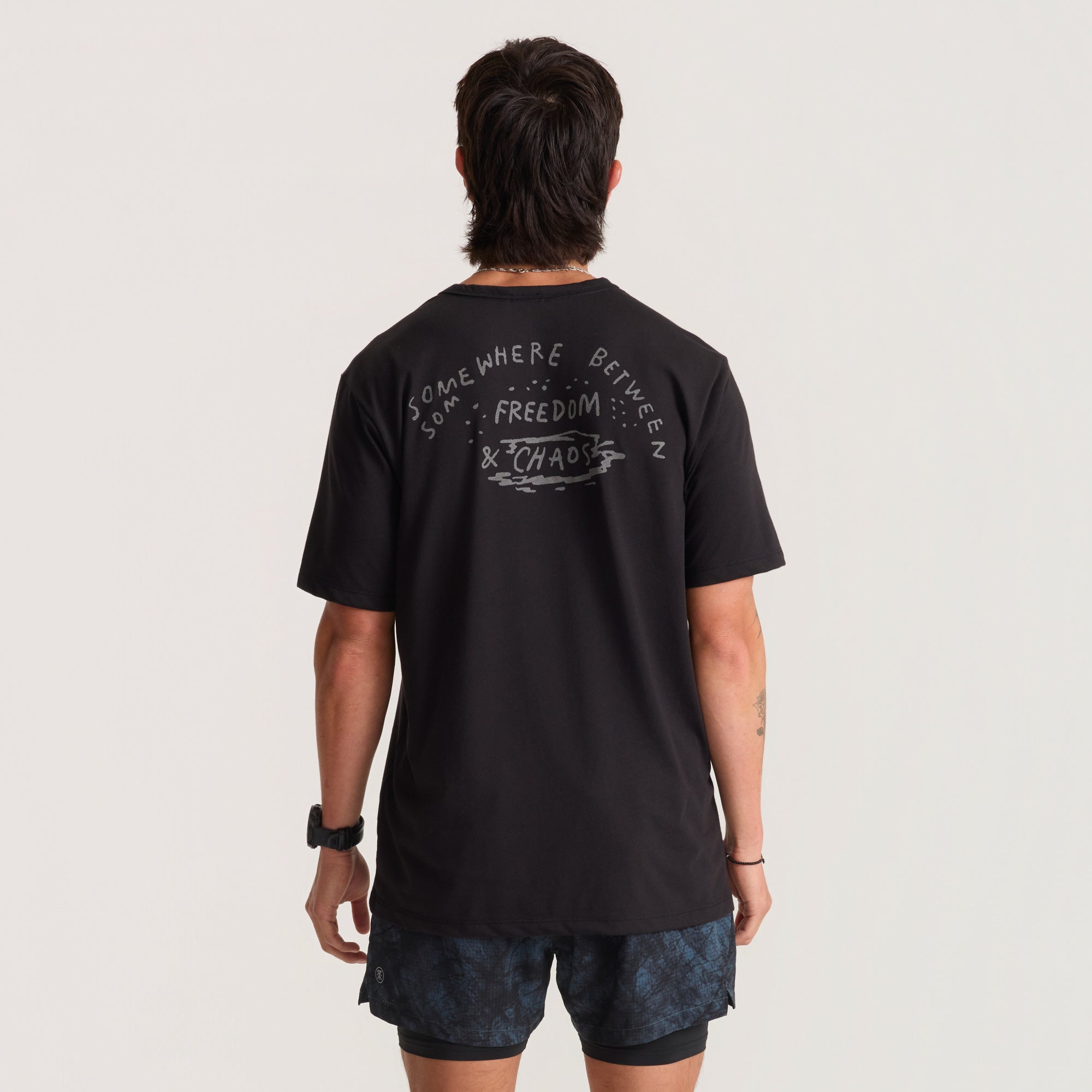 ROARK MATHIS ACTIVE SS BLKC-CHAOS BLACK XL