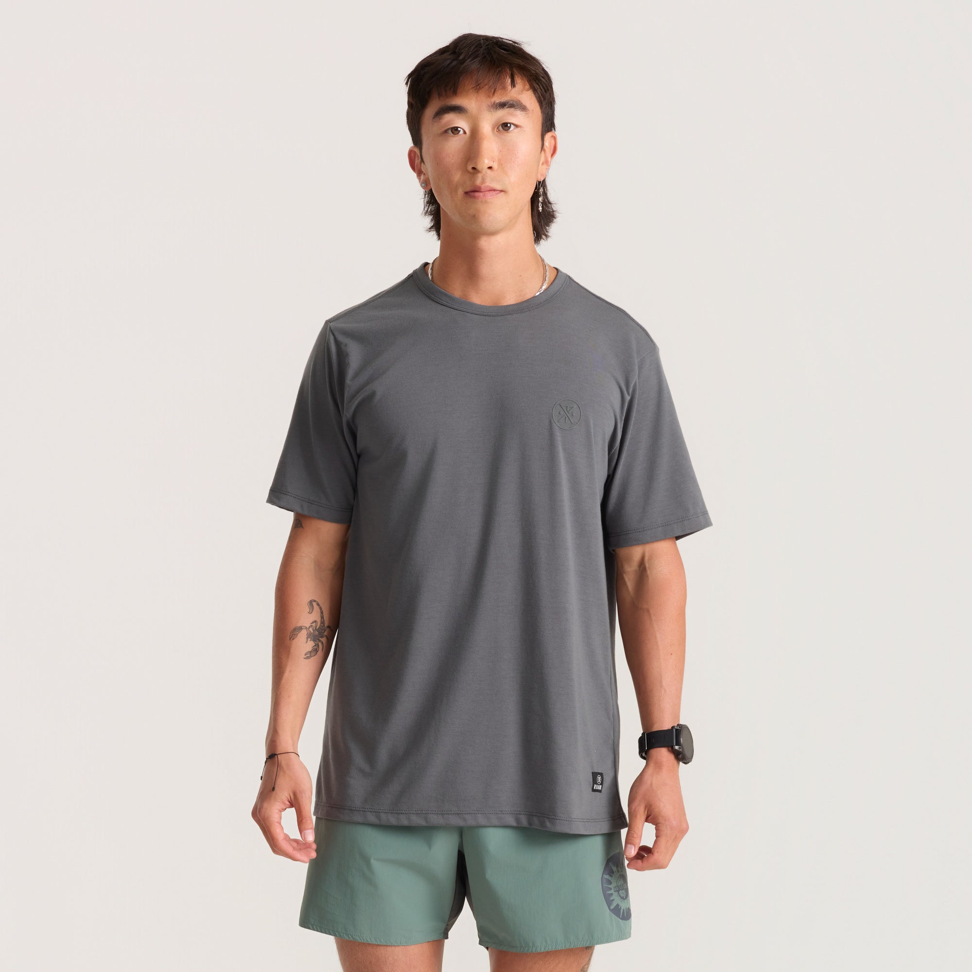 ROARK MATHIS ACTIVE SS CHA2-CHARCOAL2 S
