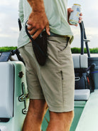Free Fly Men's Topogrid Short Vintage Khaki 32