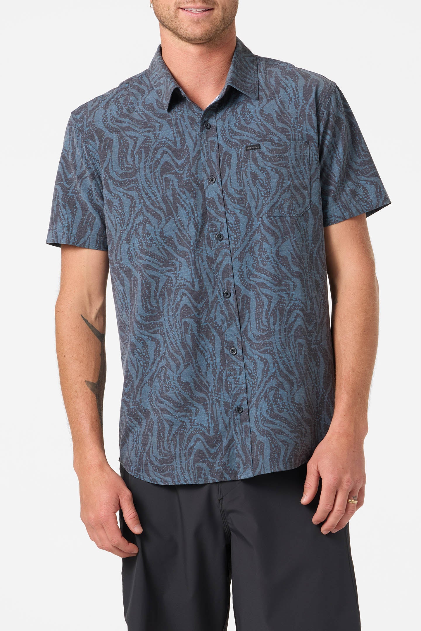 O'Neill TRVLR UPF Traverse Standard SS Woven DSH M