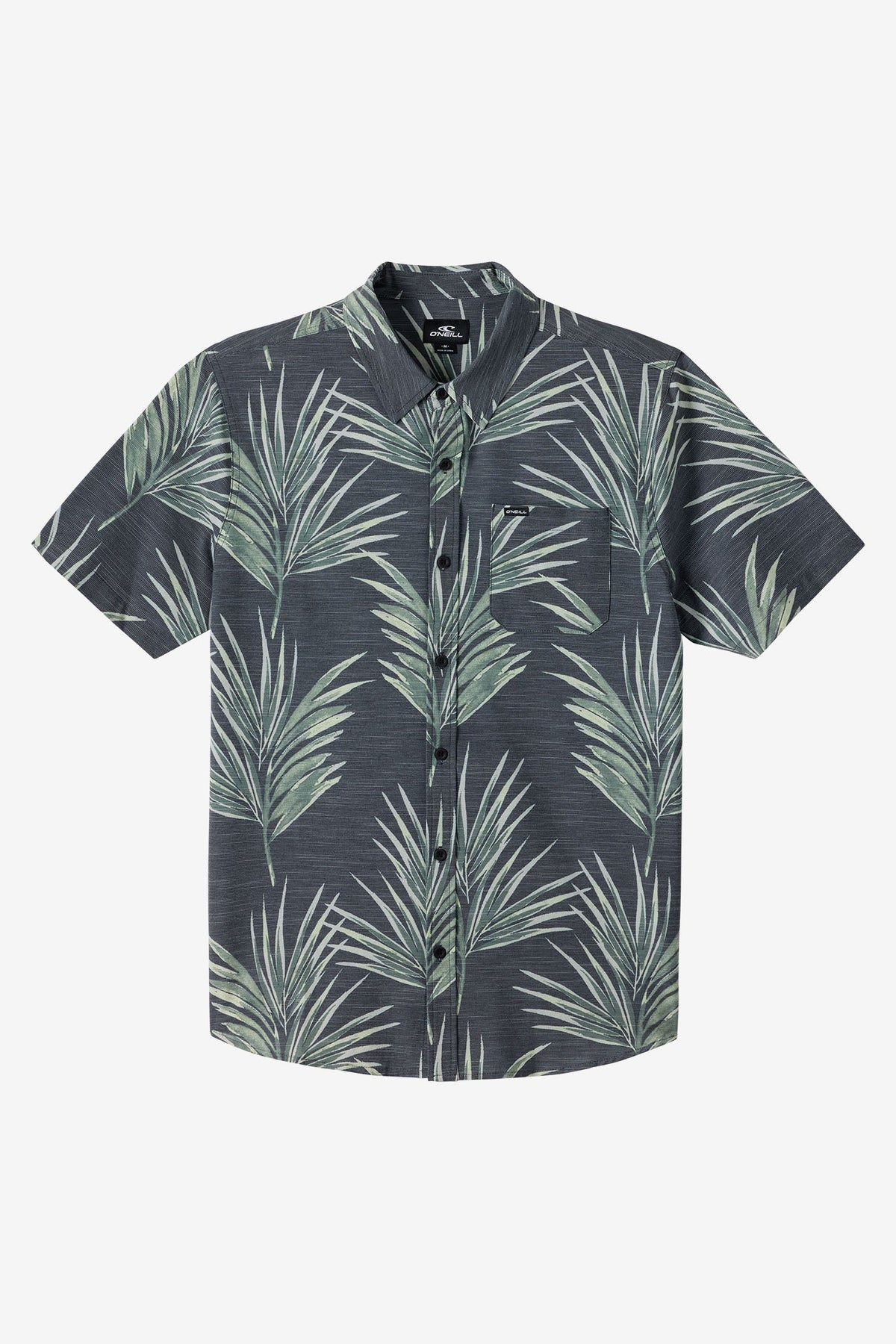 O'NEILL UPF SLUB RELAXED SS WVN SHIRT Black 2 XL