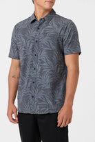 O'NEILL UPF SLUB RELAXED SS WVN SHIRT BLK3 L