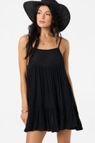 O'NEILL SWS RILEE MINI COVERUP DRESS BLK M