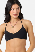 O'NEILL SALTWATER SOLIDS HUNTINGTON BRALETTE BLK M