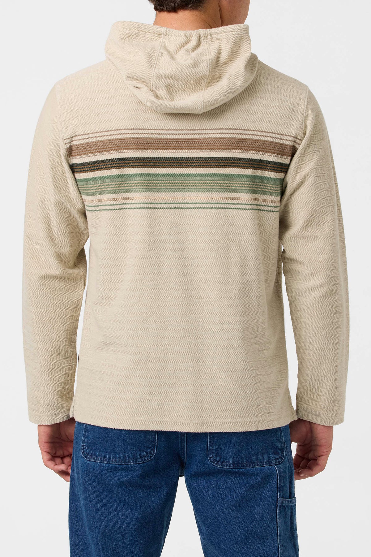 O'Neill Bavaro Block Striped Poncho KHA2 XL