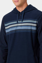 O'Neill Bavaro Block Striped Poncho Fleece NVY XL