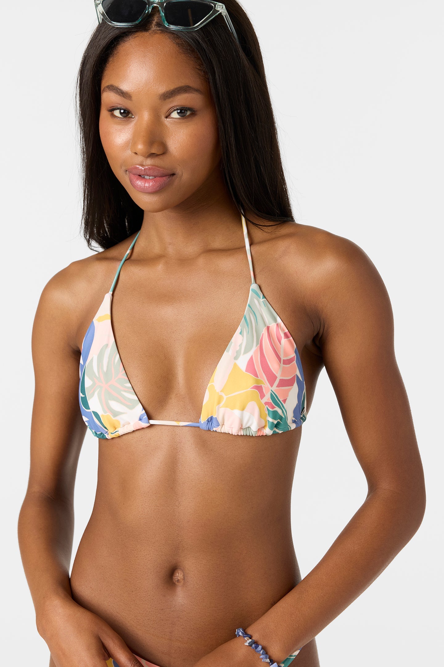 O'NEILL SIREN ABSTRACT VENICE TOP MUL S