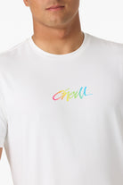 O'NEILL SCRIPT UPF SS TEE WHT MED