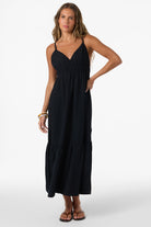 O'Neill Julez Solid Dress BLK XS