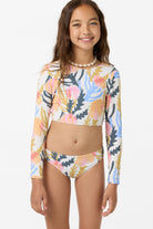 O'Neill CORA GEO L/S CROP TOP SET Bikini Multi 12