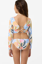 O'Neill CORA GEO L/S CROP TOP SET Bikini Multi 12