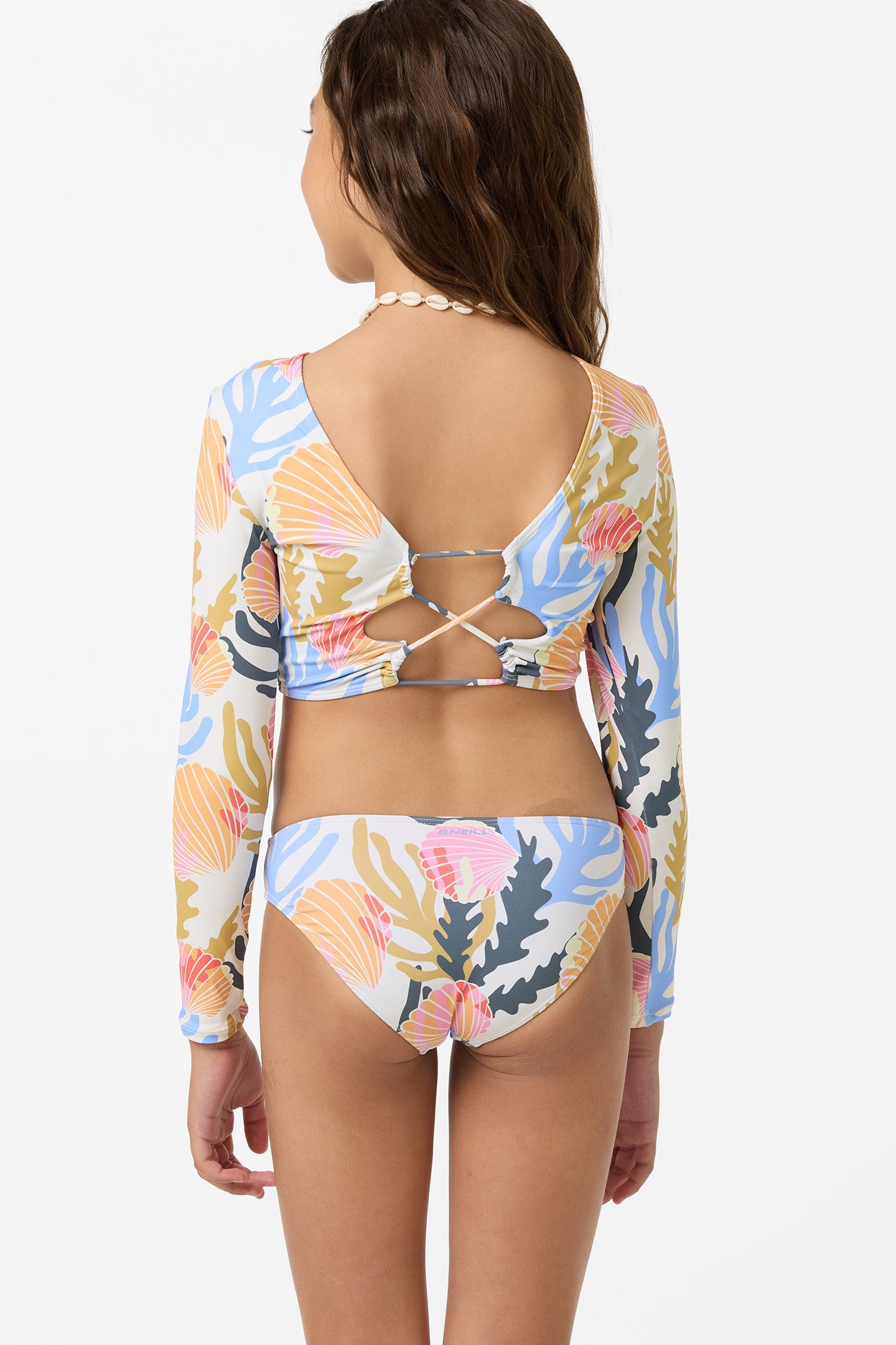 O'Neill CORA GEO L/S CROP TOP SET Bikini Multi 12