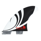FCS 2 Sharpeye PC Carbon Tri-Fin Set Black-White M