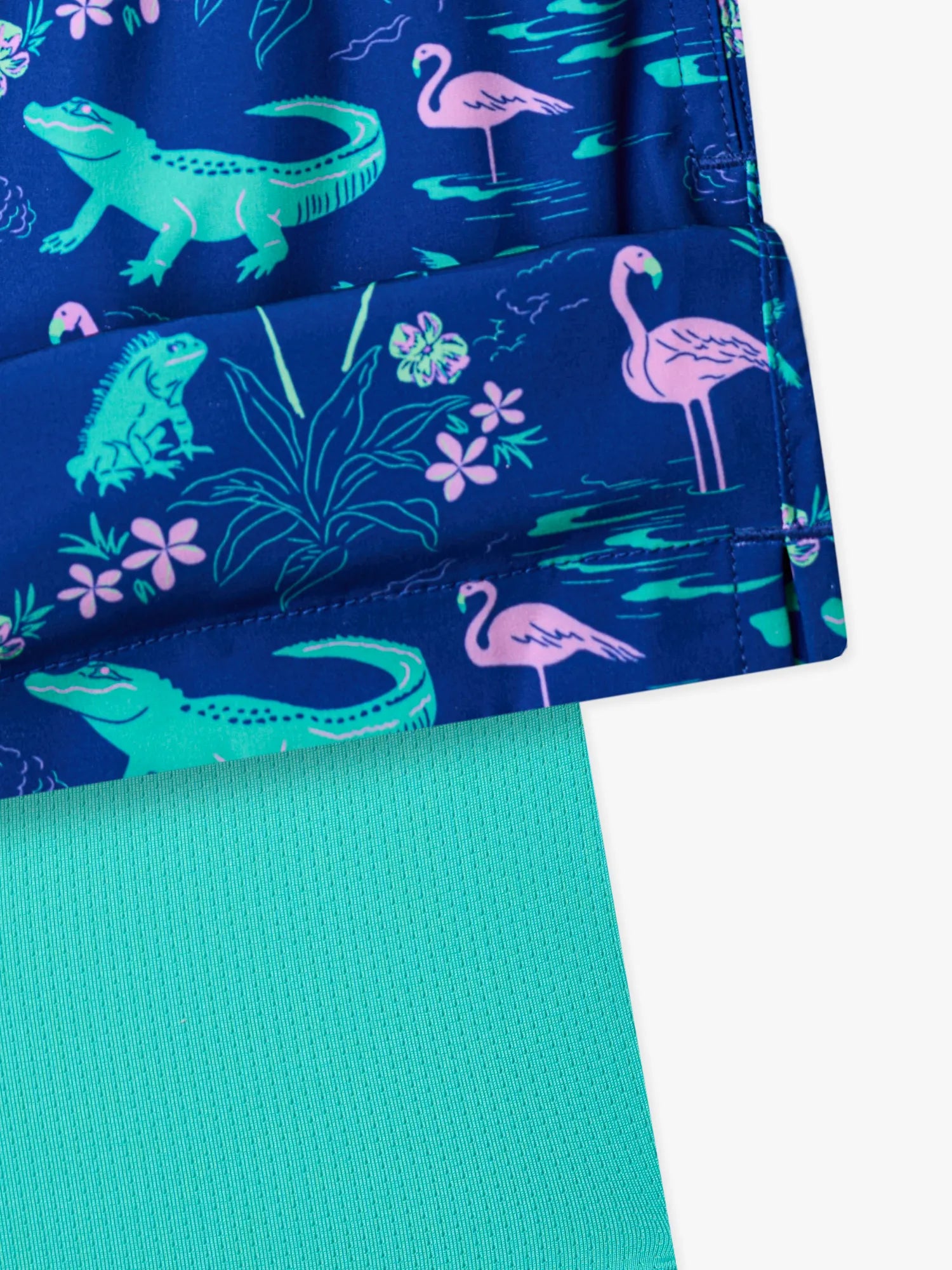 Chubbies Boys Lined Swim Trunk The Swamp & Circumstances XS