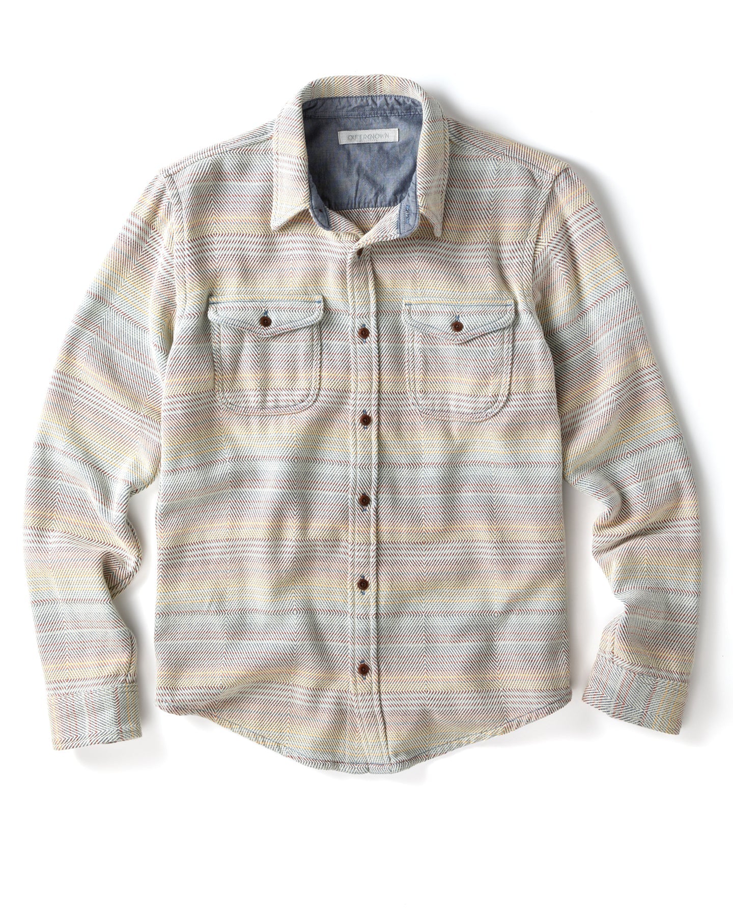 OuterKnown Blanket Shirt SUM-Sunrise Mojave Stripe XL