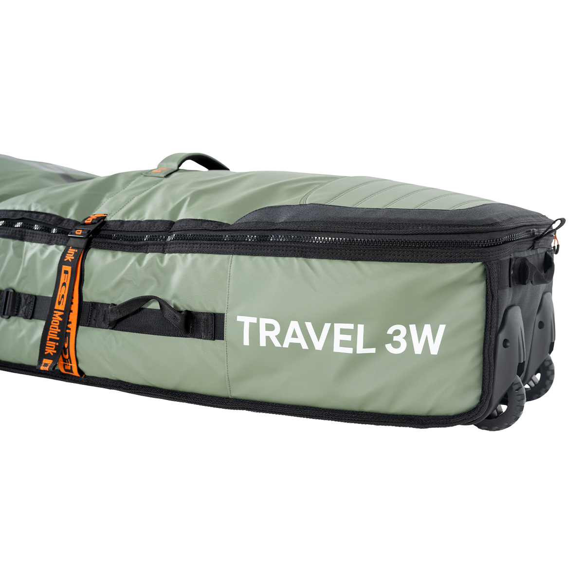 FCS Travel 3W Wheelie Shortboard-Fish Boardbag Alpine 7ft6in