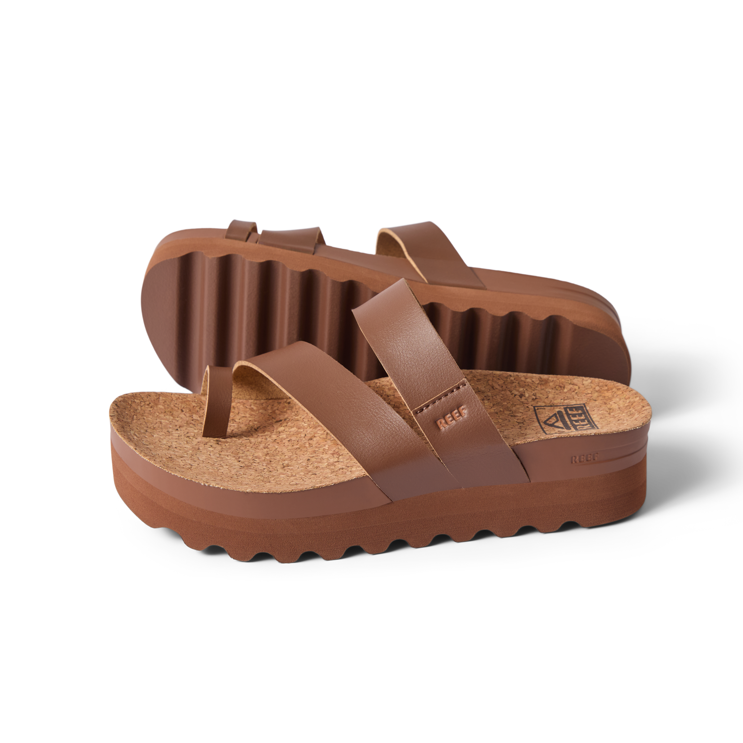 Reef Vista Hi Layla Womens Sandal Chocolate 5