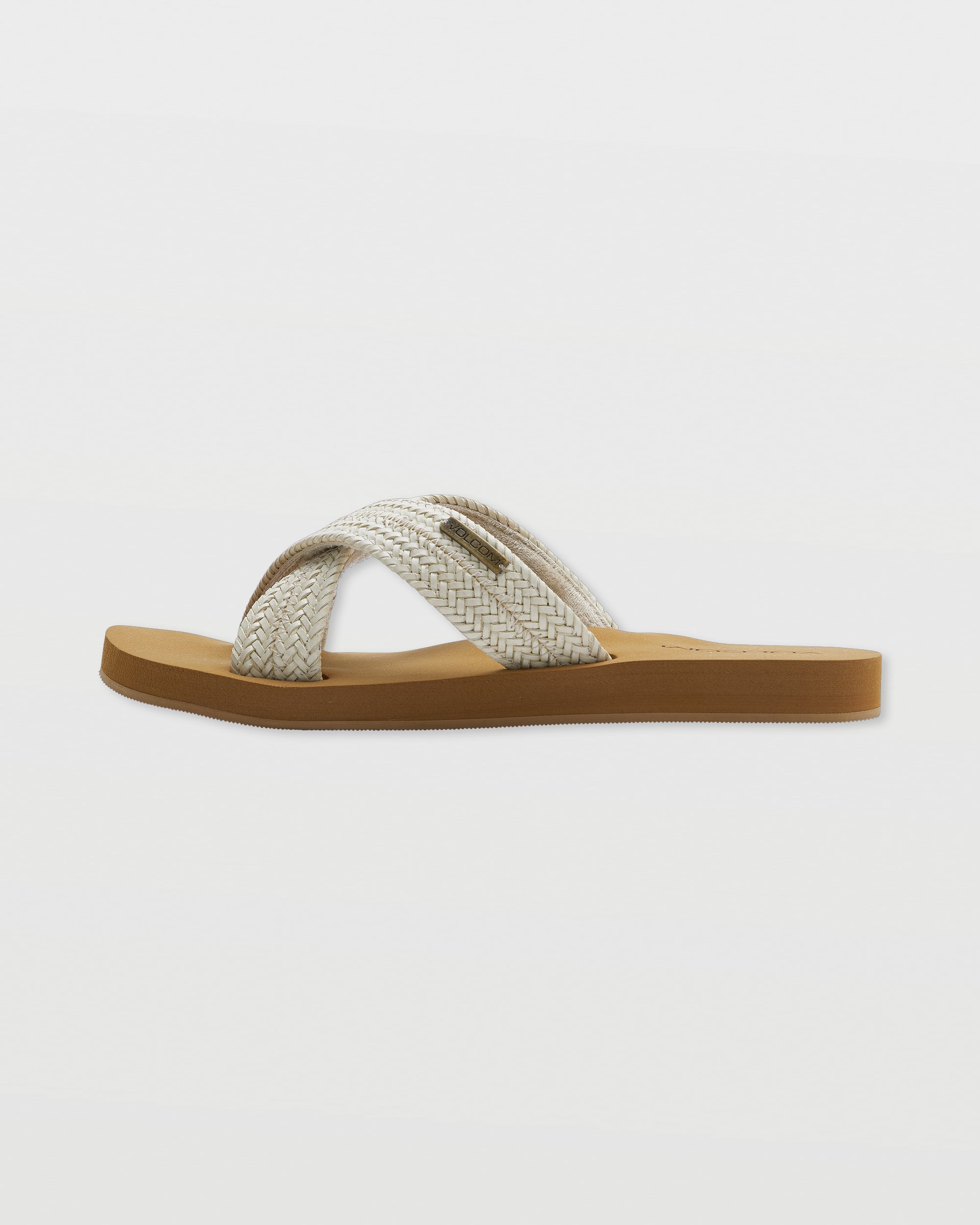 Volcom Double Cross Womens Sandal CRM-Cream 11