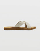 Volcom Double Cross Womens Sandal CRM-Cream 11