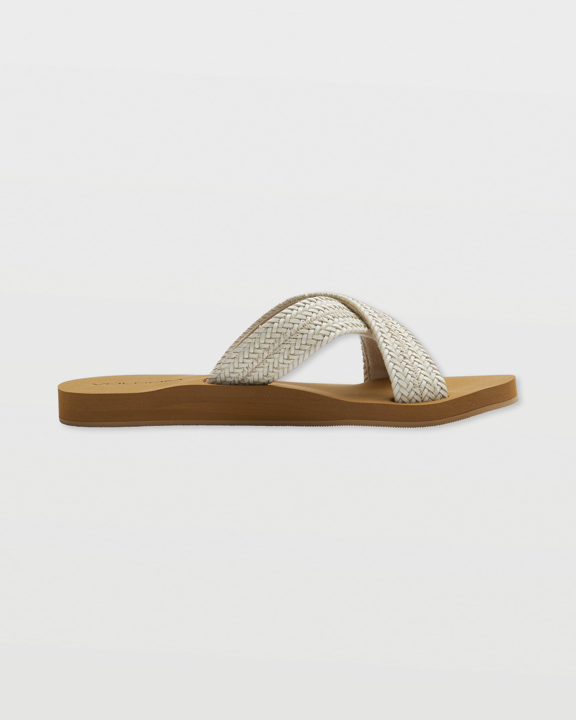 Volcom Double Cross Womens Sandal CRM-Cream 11
