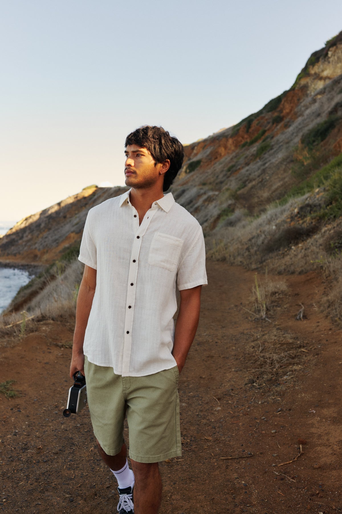 KATIN ALAN SOLID SHIRT VWHT-VINTAGE WHITE L