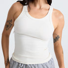 Roark Wind Worn Tank Top Bone M