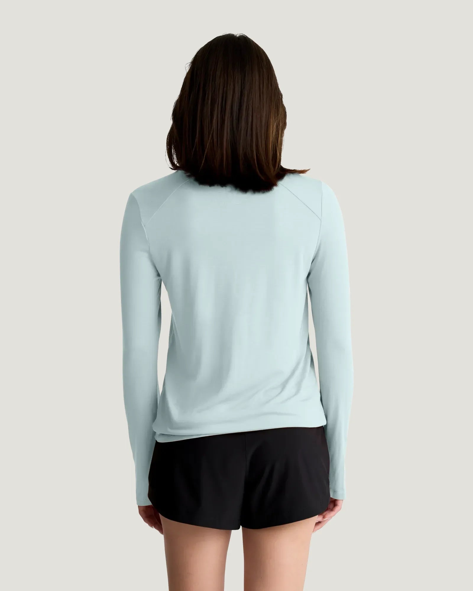 Free Fly Women's Bamboo Shade Long Sleeve II Tropic Sea M