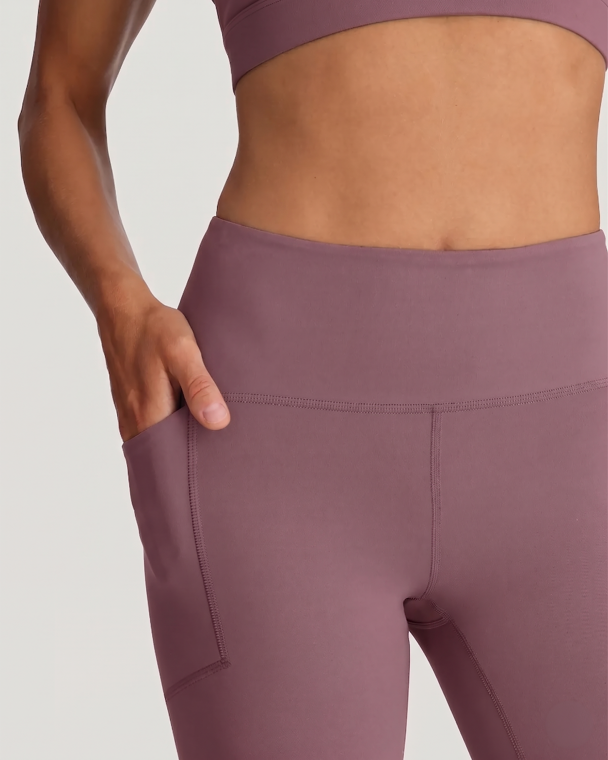 Free Fly Women's All Day 7/8 Pocket Legging Pant Plum XS