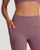 Free Fly Women's All Day 7/8 Pocket Legging Pant Plum L