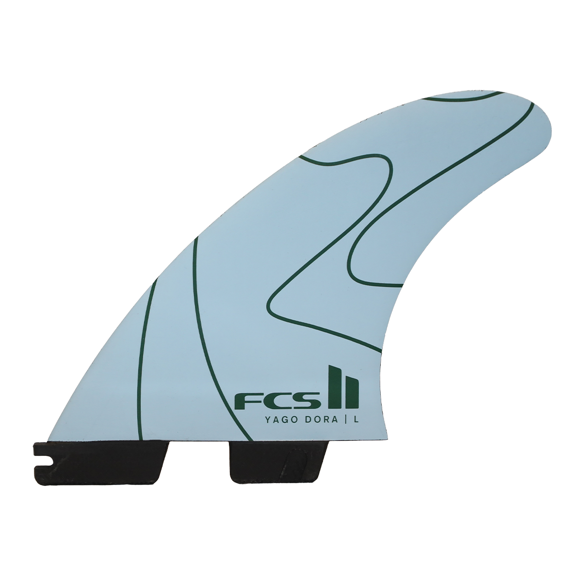 FCS 2 Yago Dora PC Tri Fins Flux L