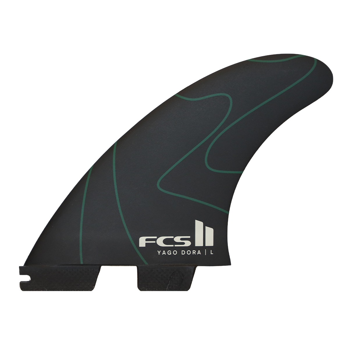 FCS 2 Yago Dora PC Tri Fins Pulse Green L